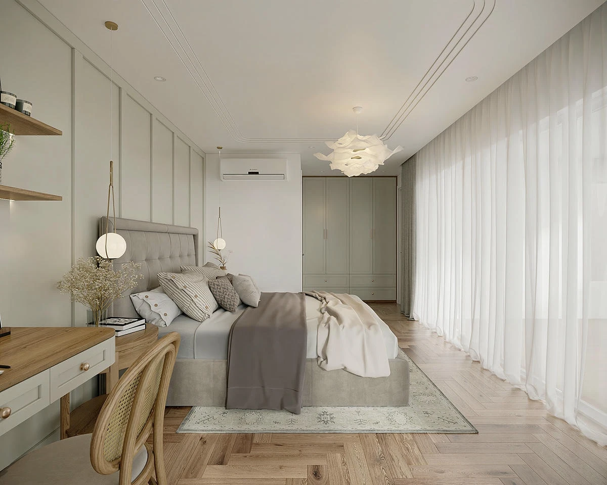 Căn hộ Penhouse 100m2 với sơn inchem mộc mạc tại Đà Nẵng