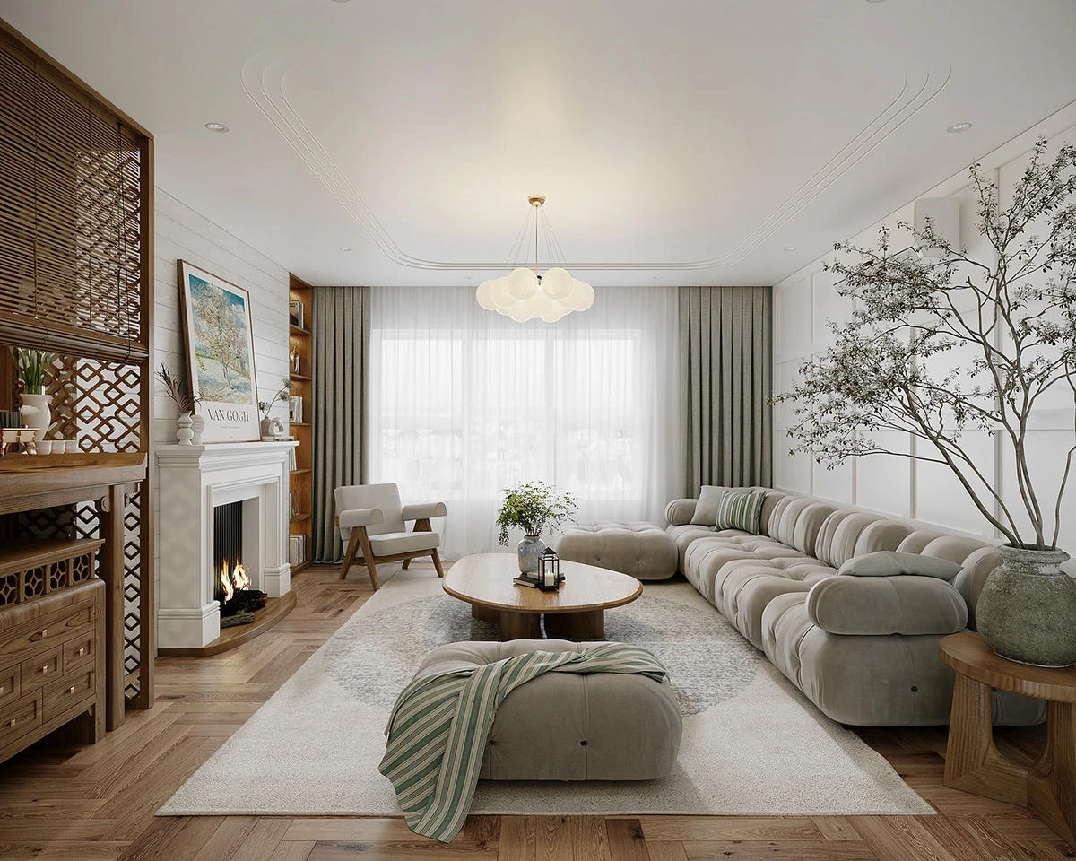 Căn hộ Penhouse 100m2 với sơn inchem mộc mạc tại Đà Nẵng