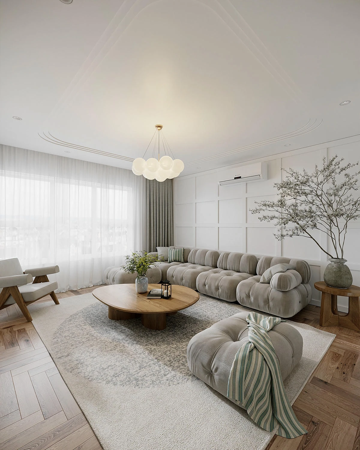 Căn hộ Penhouse 100m2 với sơn inchem mộc mạc tại Đà Nẵng