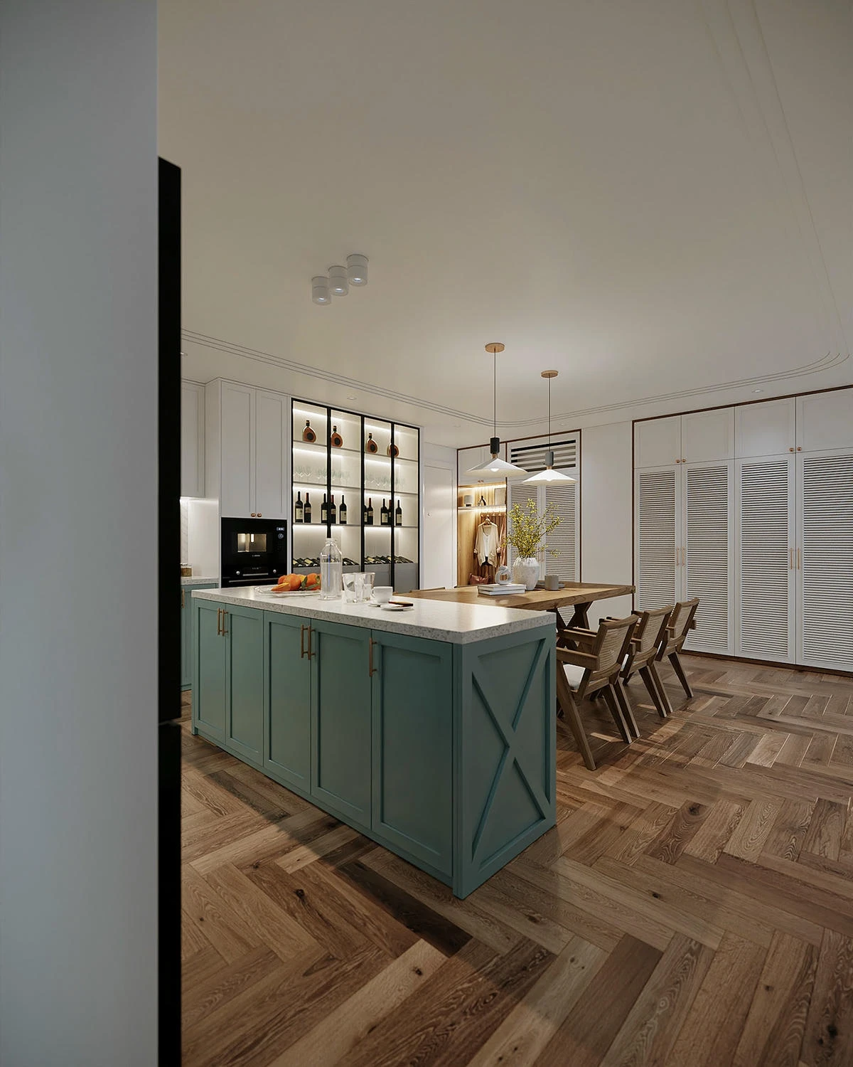 Căn hộ Penhouse 100m2 với sơn inchem mộc mạc tại Đà Nẵng