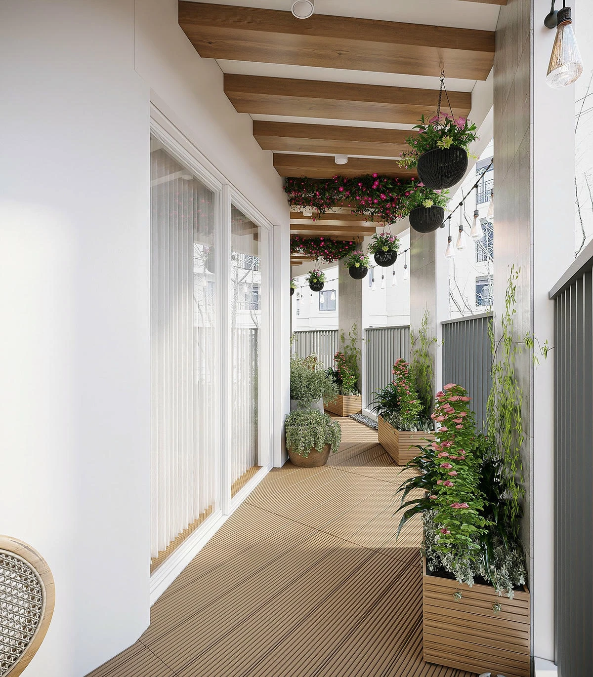 Căn hộ Penhouse 100m2 với sơn inchem mộc mạc tại Đà Nẵng