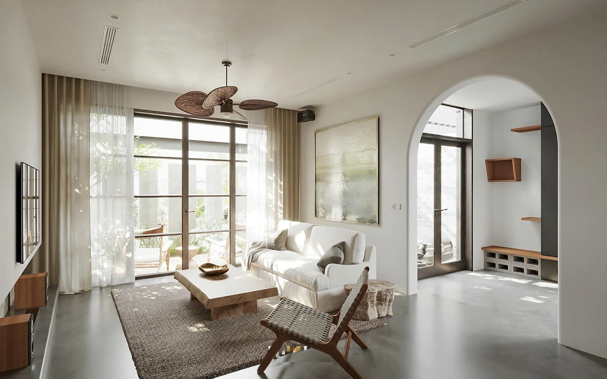 Căn nhà cấp 4 bê tông đầy mát mẻ tại Bắc Ninh