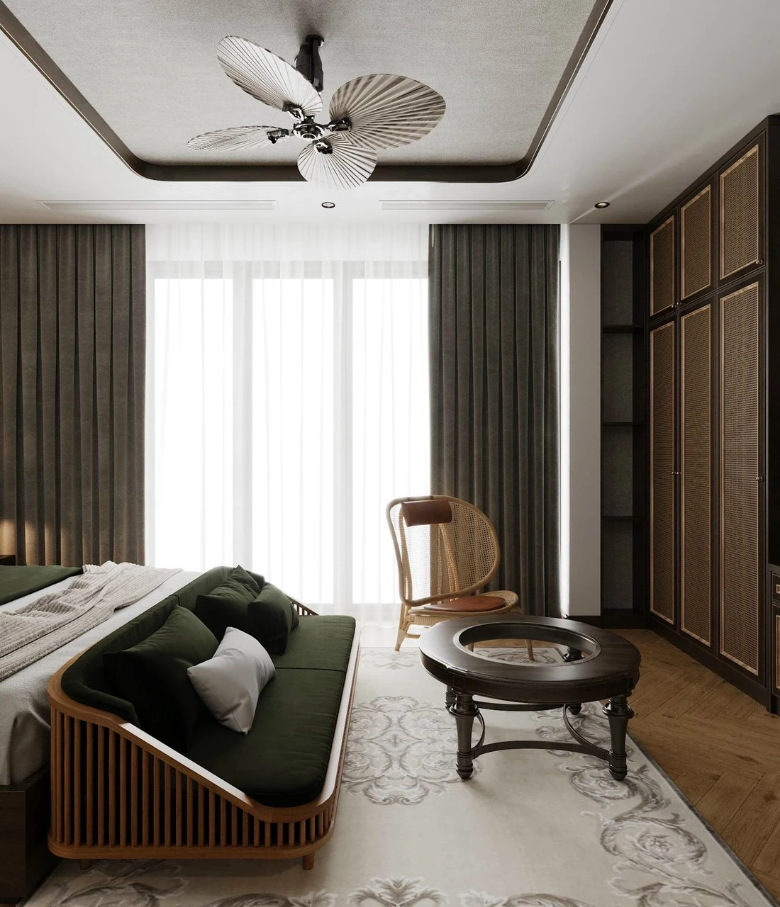 Thiết kế dạng homestay – indochine nhẹ với mây