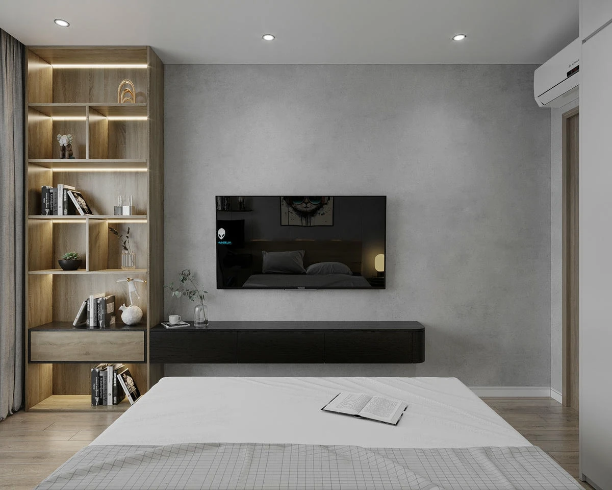 Thiết kế phòng ngủ nhà chị Giang – Hà Nội