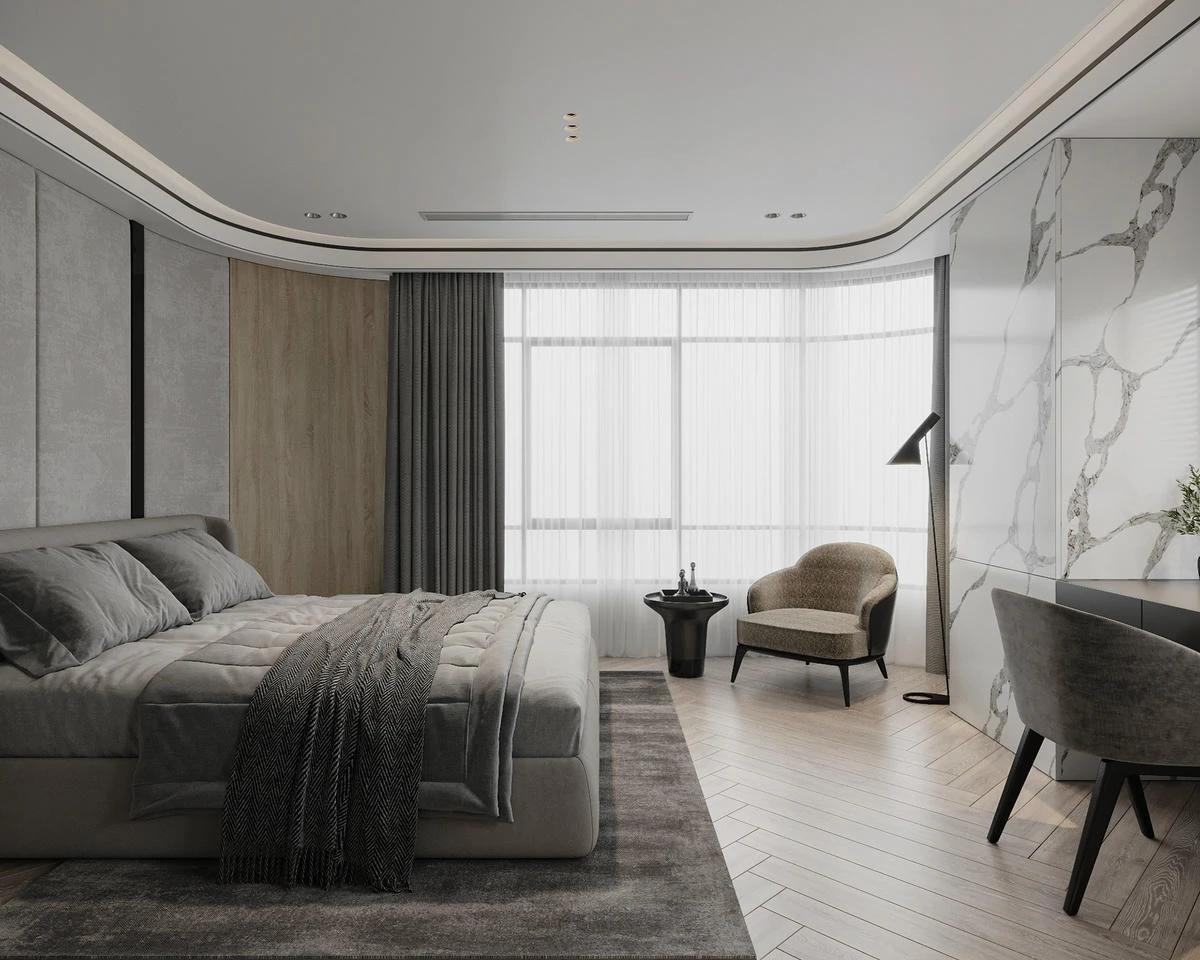 Thiết kế phòng ngủ nhà chị Giang – Hà Nội