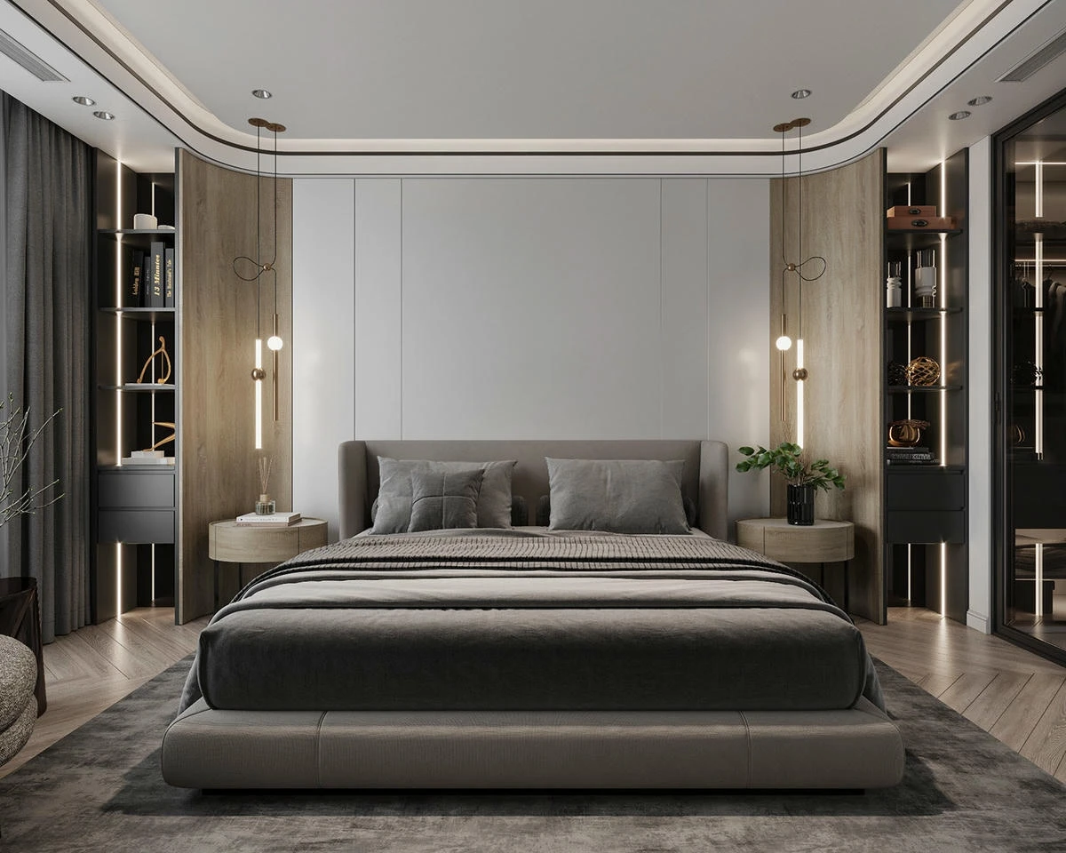 Thiết kế phòng ngủ nhà chị Giang – Hà Nội
