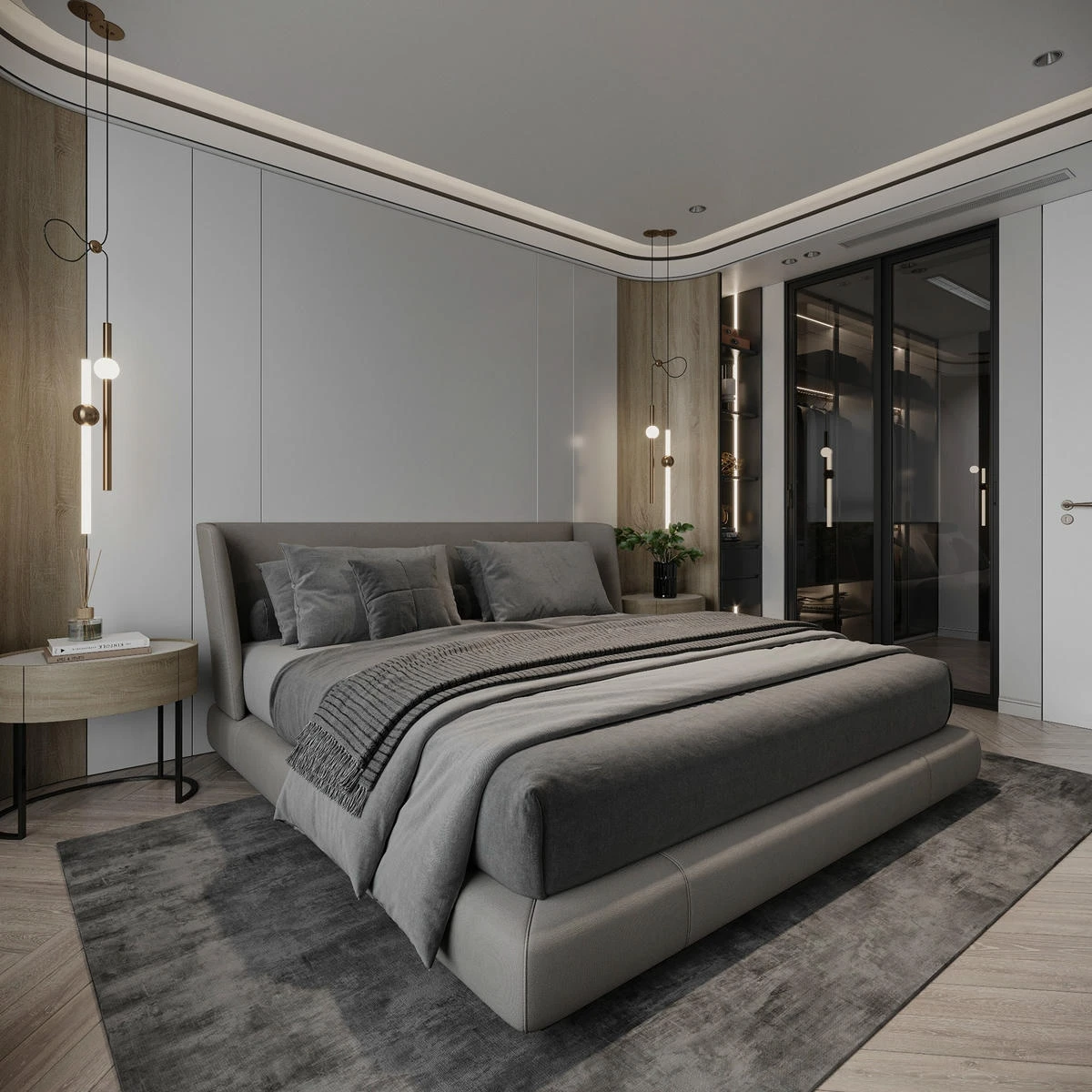 Thiết kế phòng ngủ nhà chị Giang – Hà Nội