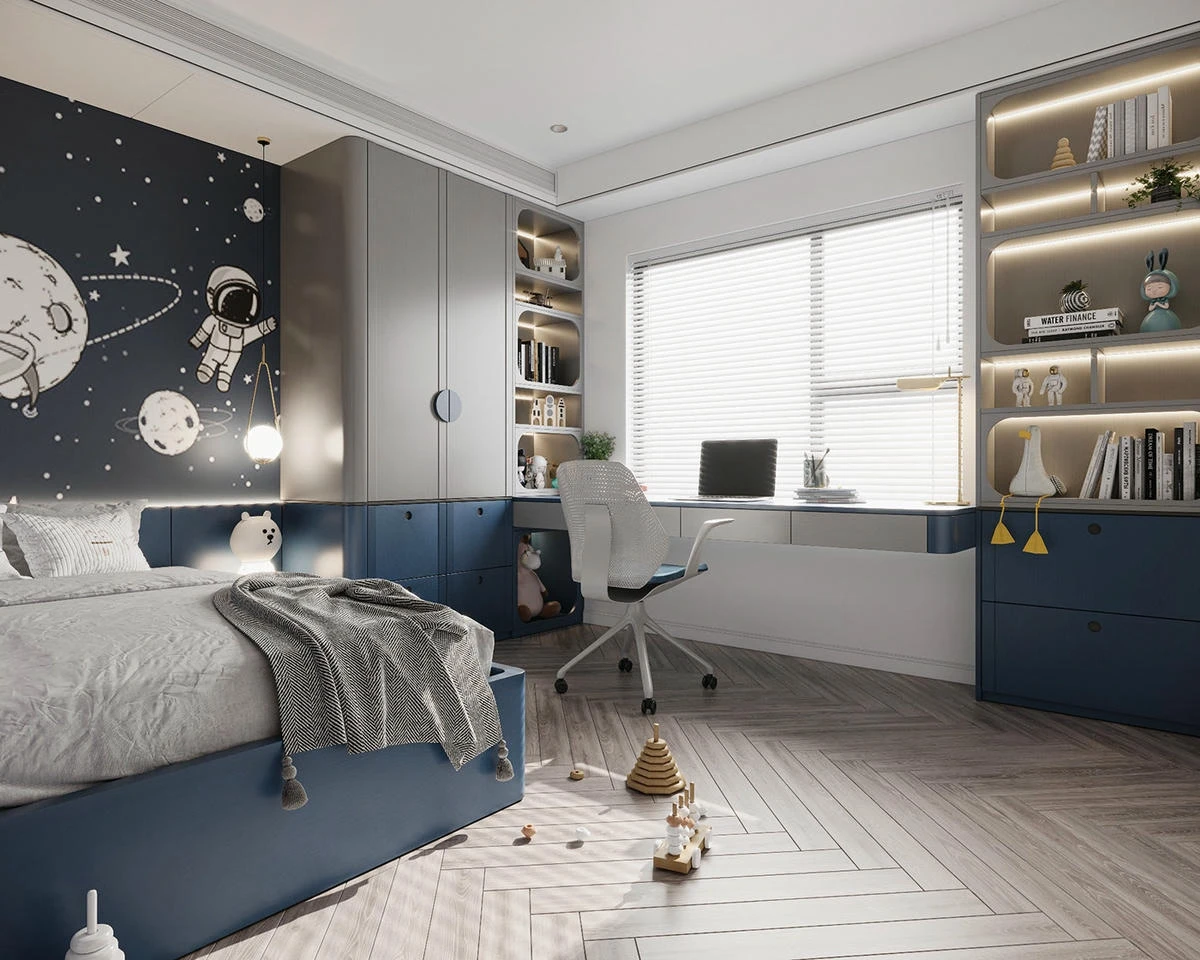 Căn hộ 110m2 với 3PN – phòng khách – bếp hiện đại