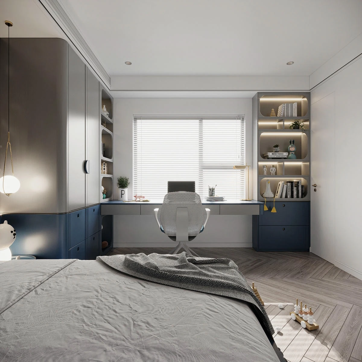 Căn hộ 110m2 với 3PN – phòng khách – bếp hiện đại