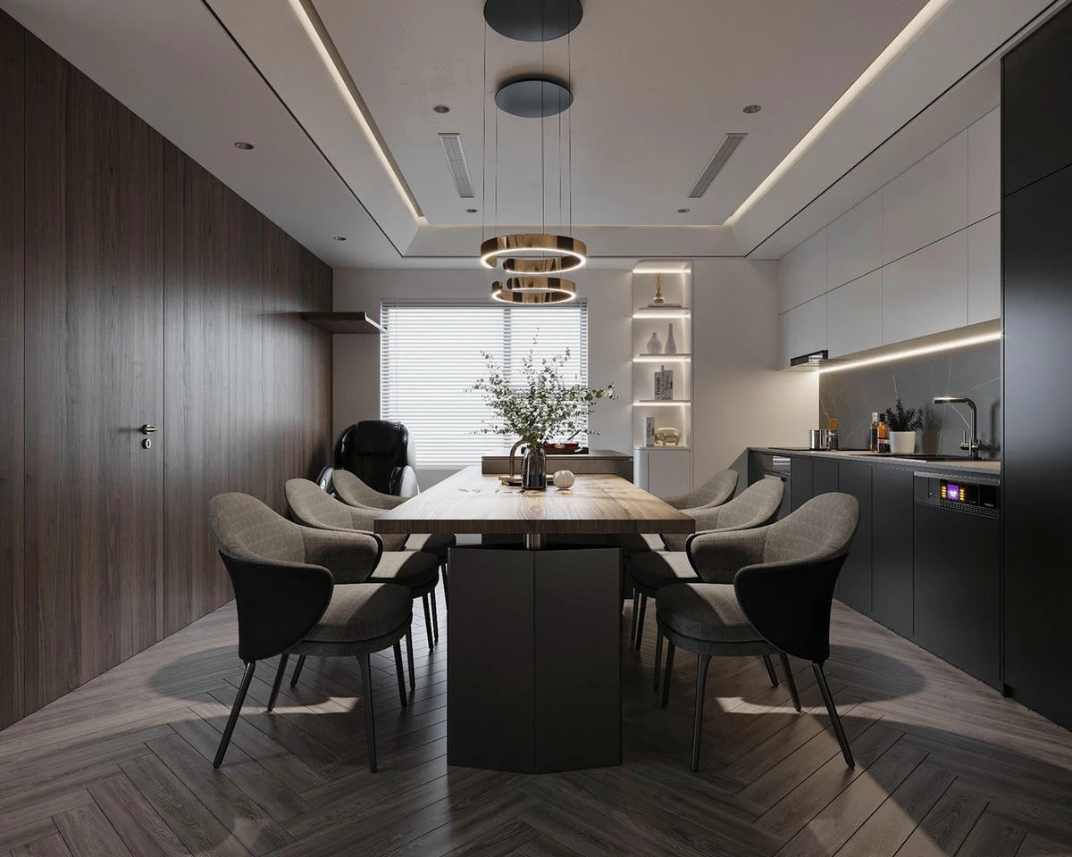 Căn hộ 110m2 với 3PN – phòng khách – bếp hiện đại