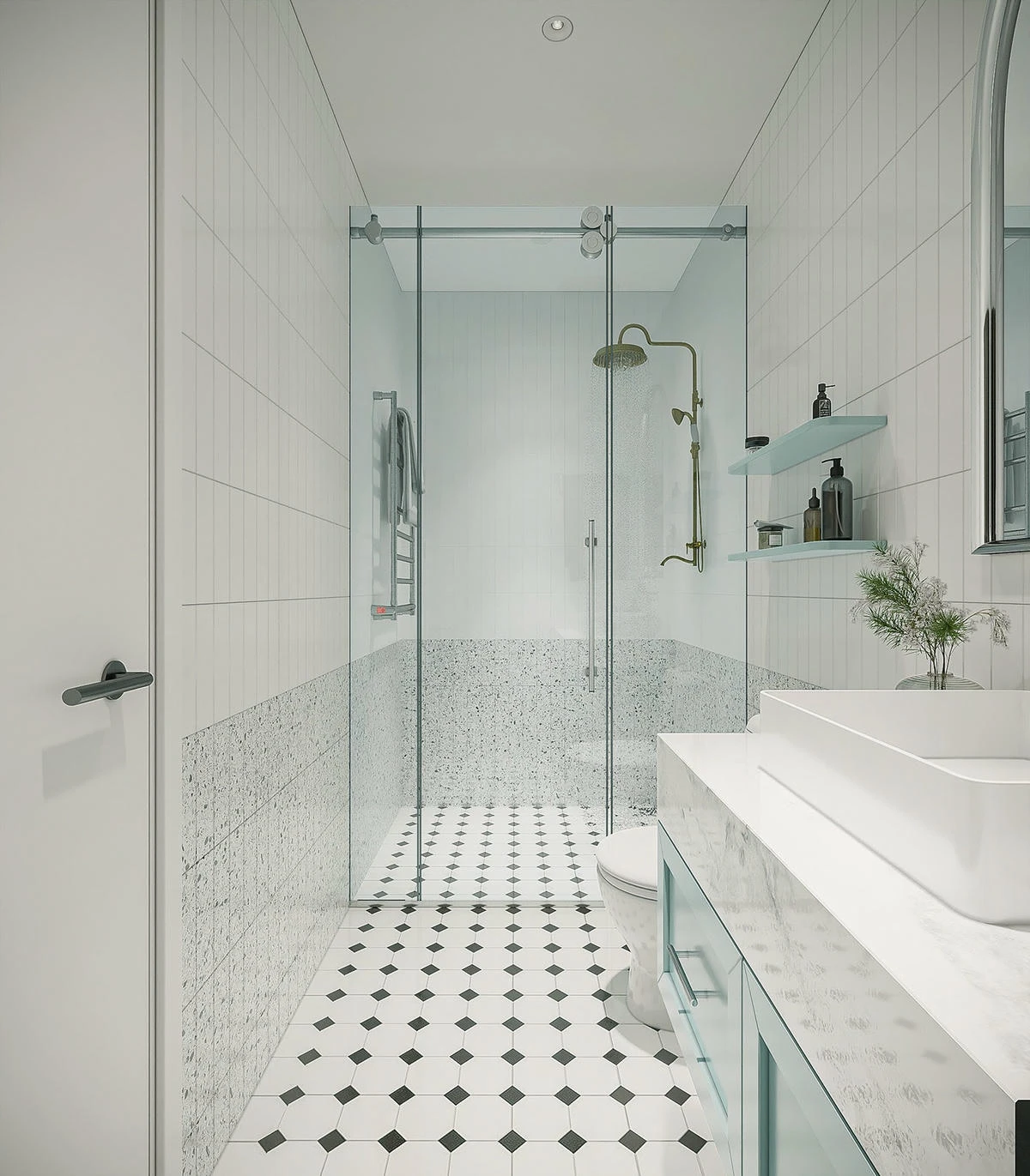 Căn hộ Penhouse 100m2 với sơn inchem mộc mạc tại Đà Nẵng