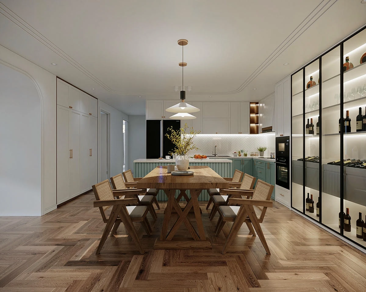 Căn hộ Penhouse 100m2 với sơn inchem mộc mạc tại Đà Nẵng