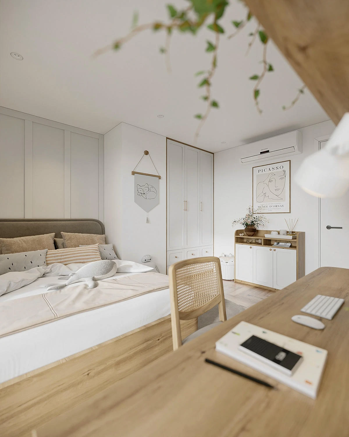 Căn hộ Penhouse 100m2 với sơn inchem mộc mạc tại Đà Nẵng