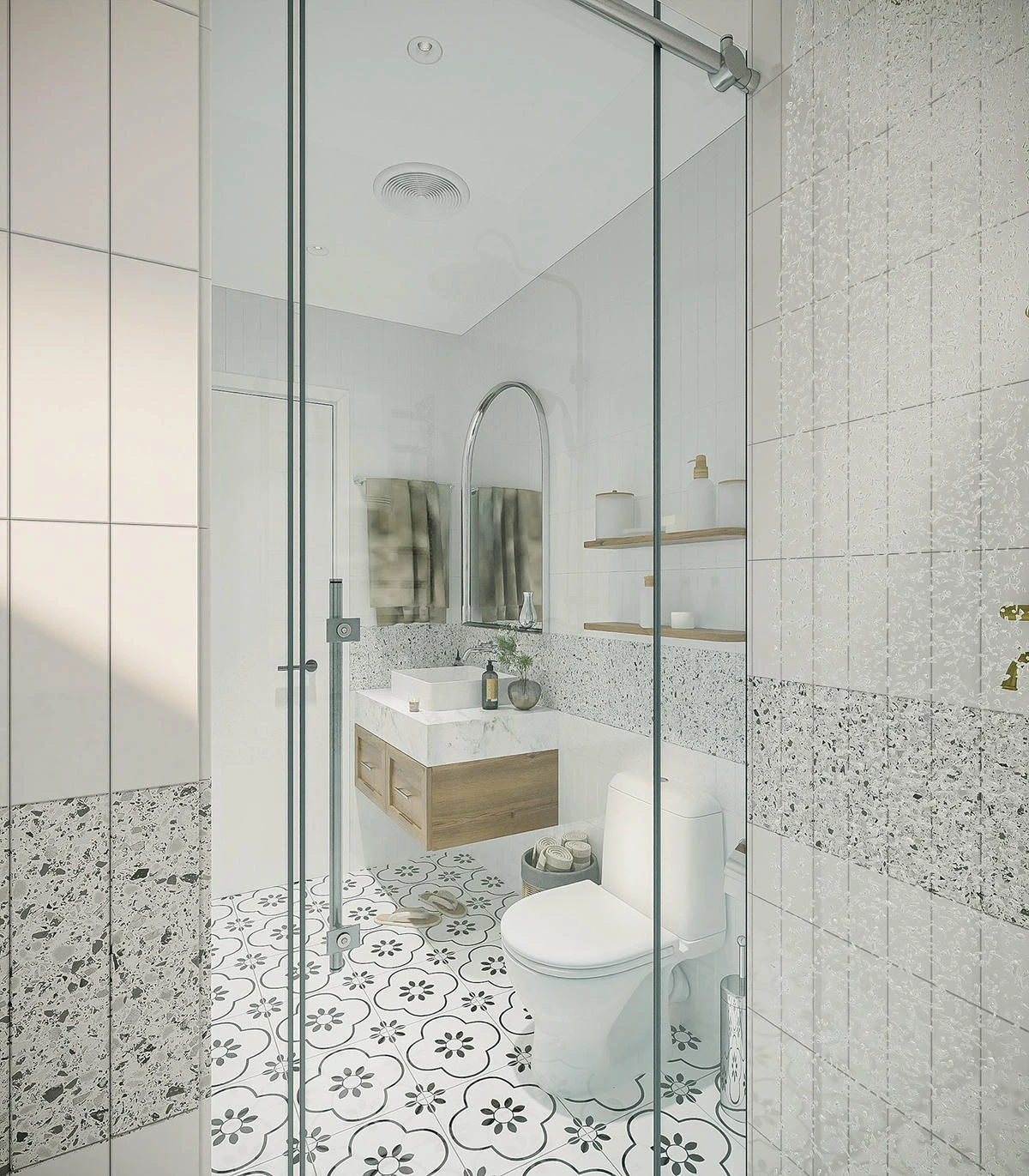 Căn hộ Penhouse 100m2 với sơn inchem mộc mạc tại Đà Nẵng