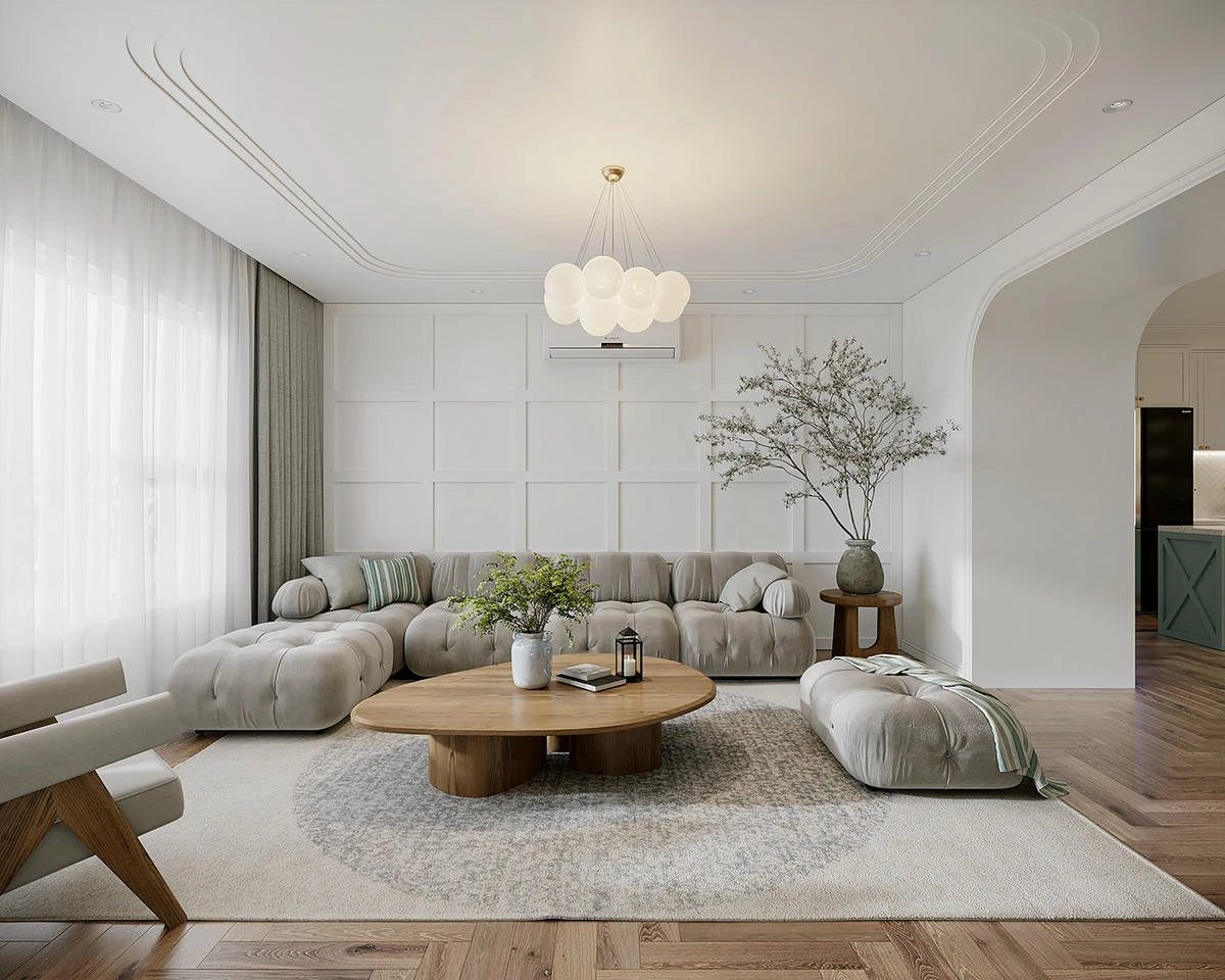 Căn hộ Penhouse 100m2 với sơn inchem mộc mạc tại Đà Nẵng