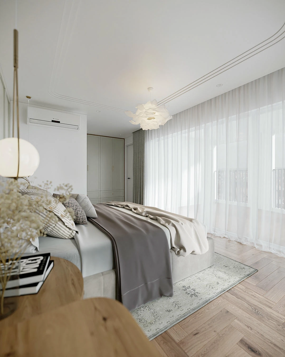 Căn hộ Penhouse 100m2 với sơn inchem mộc mạc tại Đà Nẵng