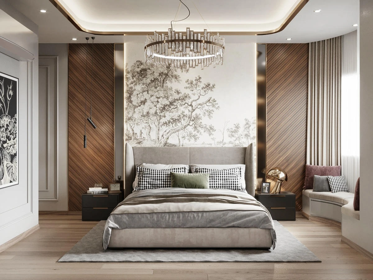 Căn hộ với giường vải nhà anh Hùng – Ninh Bình