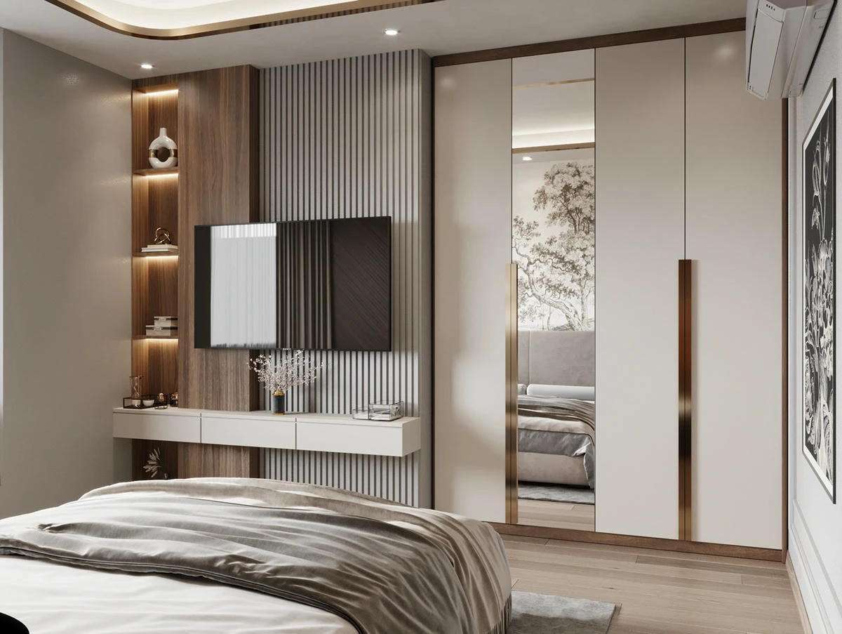 Căn hộ với giường vải nhà anh Hùng – Ninh Bình